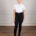 Coldstream Next Generation Hermitage Diamante Show Shirt Wht Child White additional 4