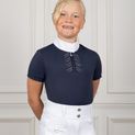 Coldstream Ng Harthill Diamante Show Shirt Child Navy additional 4