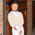 Coldstream Ng L/S Roslin Ruffled Crystal Show Shirt Child Latte additional 4