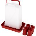Poultry Drinker 3.5L red/white additional 2