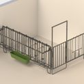 Feed Trough long, 42 litre, additional 2