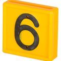 Number Block, yellow, pack of 10 additional 7