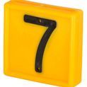 Number Block, yellow, pack of 10 additional 8