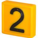 Number Block, yellow, pack of 10 additional 3