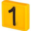 Number Block, yellow, pack of 10 additional 2