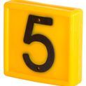 Number Block, yellow, pack of 10 additional 6