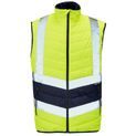 Hi-Vis Reflective 2-Tone Puffer Bodywarmer Yellow/Navy additional 1