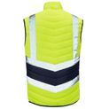 Hi-Vis Reflective 2-Tone Puffer Bodywarmer Yellow/Navy additional 2