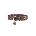 Benji &amp; Flo Sublime Polo Leather Dog Collar Navy/Wine additional 5