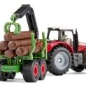 Siku Massey Ferguson With Forestry Trailer additional 5