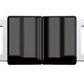 Rutland Tape Connector Litzclip 20 mm, stainless steel, 5 pcs additional 2