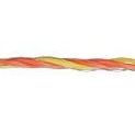 Rutland Polywire 250 m, orange/yellow 6 x 0.20 mm SSW additional 2