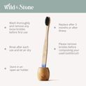 Wild &amp; Stone Organic Bamboo Toothbrush - Firm Bristles additional 4