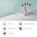 Wild &amp; Stone Organic Bamboo Toothbrush - Firm Bristles additional 3