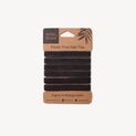Wild &amp; Stone Black Plastic-Free Hair Ties - 6 Pack additional 1