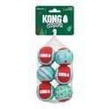 Kong Holiday Squeakair Tennis Balls Dog Toy additional 1