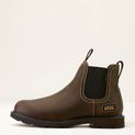 Ariat Groundbreaker Chelsea Waterproof Soft Toe Work Boot Dark Brown additional 2
