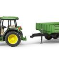 Bruder John Deere 5115M Tractor with Tipping Trailer 1:16 additional 2