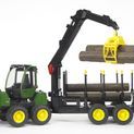 Bruder John Deere 1210E Forwarder with 4 Trunks and Grab 1:16 additional 6