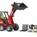Bruder Schaffer 2034 Loader with Figure and Accessories 1:16 additional 1