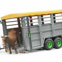 Bruder Livestock Trailer with 1 Cow 1:16 additional 3