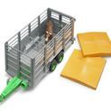 Bruder Livestock Trailer with 1 Cow 1:16 additional 6
