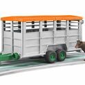 Bruder Livestock Trailer with 1 Cow 1:16 additional 4
