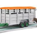 Bruder Livestock Trailer with 1 Cow 1:16 additional 4