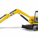 Bruder Cat Mini Excavator with Worker 1:16 additional 1