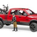 Bruder RAM 2500 Power Wagon, Ducati Desert Sled Scrambler and Driver 1:16 additional 5