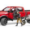 Bruder RAM 2500 Power Wagon, Ducati Desert Sled Scrambler and Driver 1:16 additional 9