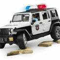 Bruder Jeep Wrangler Unlimited Rubicon Police Vehicle with Policeman 1:16 additional 6