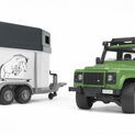 Bruder Land Rover Defender, Horse Trailer, 1 Horse 1:16 additional 3