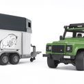 Bruder Land Rover Defender Horse Trailer &amp; Horse 1:16 additional 3