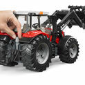 Bruder Massey Ferguson 7600 Tractor with Front Loader 1:16 additional 7