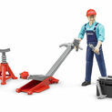 Bruder Figure and Garage Equipment Set 1:16 additional 5