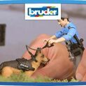 Bruder Bworld Policeman With Dog 1:16 additional 2