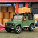 Bruder Land Rover Defender Horse Trailer &amp; Horse 1:16 additional 2