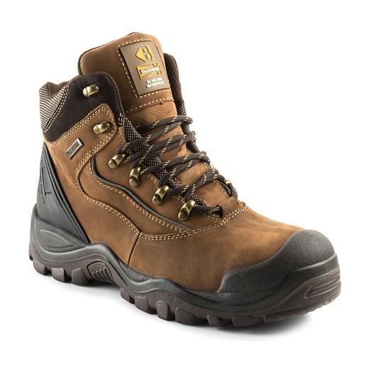 Buckler Buckshot BSH002BR S3 Brown Safety Lace Boots