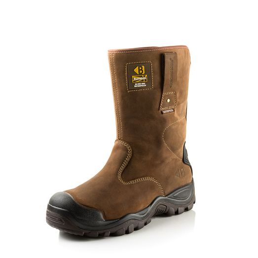 Buckler BSH010BR S3 Brown Safety Rigger Boots