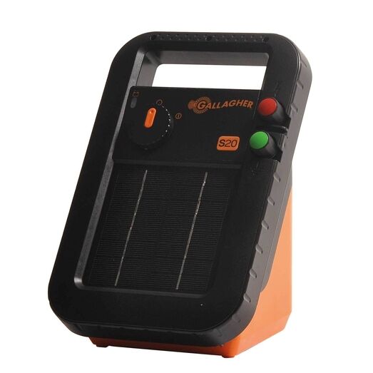 Gallagher S20 Solar Energiser with Battery