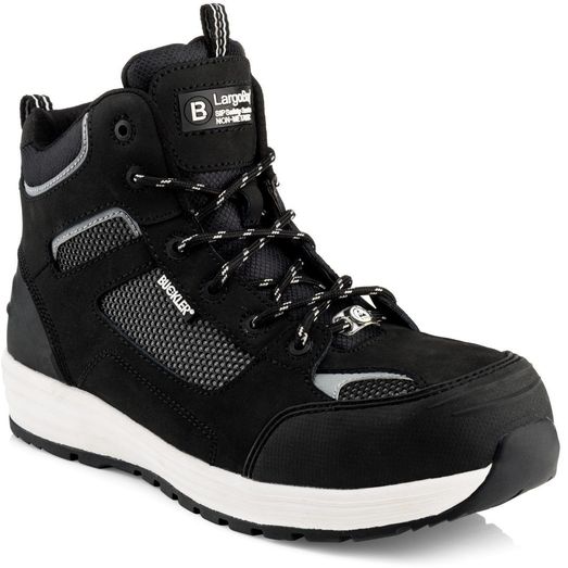 Buckler Baz Largo Bay S1 Safety Lace Trainer Black