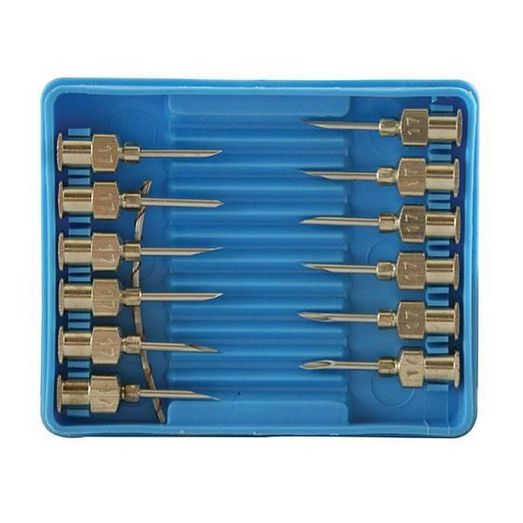 Cox Agri Luer Lock Needles 17G x 1/2" - Pack of 12