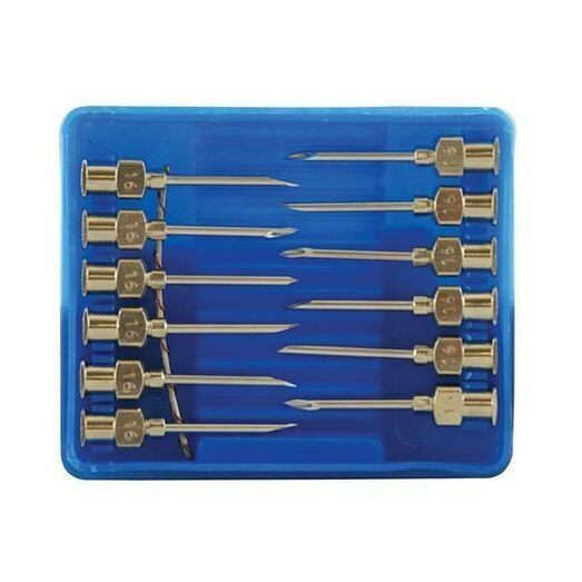 Luer Lock Needles 16G x 3/4" - Pack of 12
