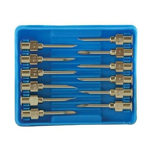 Luer Lock Needles 14G x 3/4" - Pack of 12