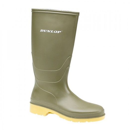 Dunlop Dulls Child Green Wellington Boot
