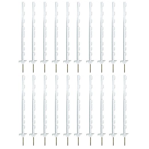 20 x 100cm Gallagher Vario Electric Fence Post White