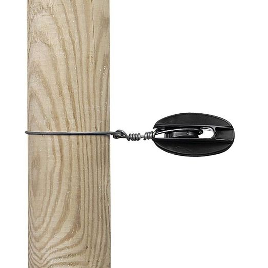 5 x Gallagher Strain Insulator Black