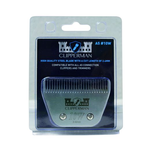 Clipperman A5 #10W German Steel Blade Set - WIDE