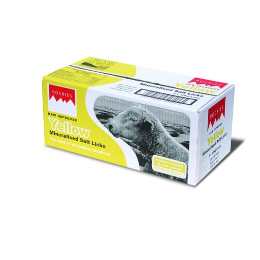 Rockies Yellow Salt Lick - 2 X 10 KG